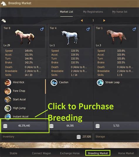 bdo dream horse breeding.